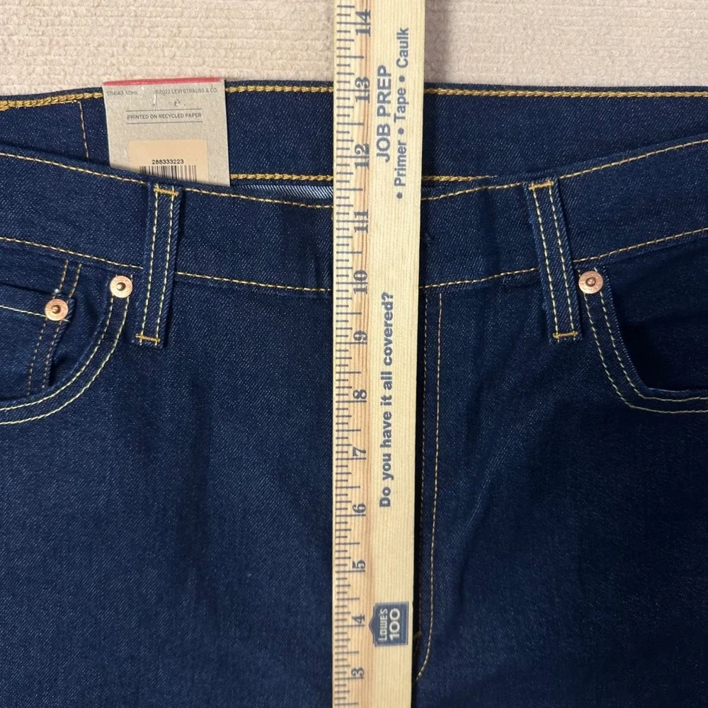 Levi's 512 Jeans NWT Mens 36x29 Slim Taper Dark Wash Stretch Denim (Tag 36x30)